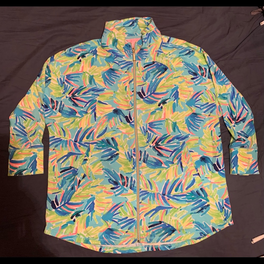 Lilly Pulitzer Zip Up Sweatshirt